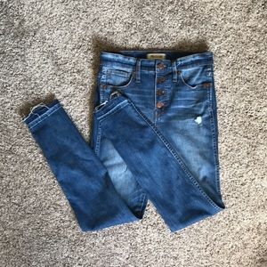 Madewell Button Front Jeans